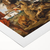 Baroque Hunting Scene Wall Art – Dramatic Masterpiece of Action