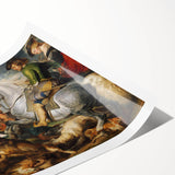 Baroque Hunting Scene Wall Art – Dramatic Masterpiece of Action