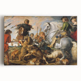 Baroque Hunting Scene Wall Art – Dramatic Masterpiece of Action