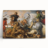 Baroque Hunting Scene Wall Art – Dramatic Masterpiece of Action