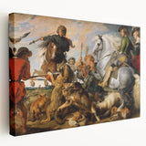 Baroque Hunting Scene Wall Art – Dramatic Masterpiece of Action