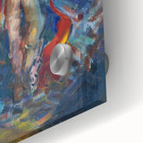 Expressionist Art - Standing Huntsman with Two Dogs by Arnold Peter Weisz-Kubínčan