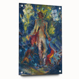 Expressionist Art - Standing Huntsman with Two Dogs by Arnold Peter Weisz-Kubínčan