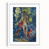 Expressionist Art - Standing Huntsman with Two Dogs by Arnold Peter Weisz-Kubínčan