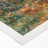 Impressionist Garden Scene Wall Art - Renoir's Woman in Pink and White