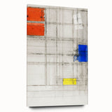 Modern Wall Art - Abstract Geometric Composition Print for Bold Decor