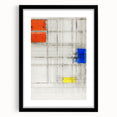 Modern Wall Art - Abstract Geometric Composition Print for Bold Decor