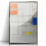 Modern Wall Art - Abstract Geometric Composition Print for Bold Decor