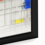 Modern Wall Art - Abstract Geometric Composition Print for Bold Decor