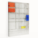 Modern Wall Art - Abstract Geometric Composition Print for Bold Decor