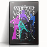 Måneskin Retro Poster – Vibrant Music Art from 2016 Band