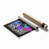 Måneskin Retro Poster – Vibrant Music Art from 2016 Band