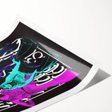 Måneskin Retro Poster – Vibrant Music Art from 2016 Band