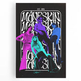 Måneskin Retro Poster – Vibrant Music Art from 2016 Band