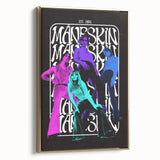 Måneskin Retro Poster – Vibrant Music Art from 2016 Band