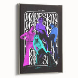 Måneskin Retro Poster – Vibrant Music Art from 2016 Band