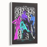 Måneskin Retro Poster – Vibrant Music Art from 2016 Band