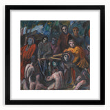 Multicolor Art Print - The Road to Golgotha by Jens Adolf Jerichau - Vivid Realism