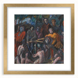 Multicolor Art Print - The Road to Golgotha by Jens Adolf Jerichau - Vivid Realism