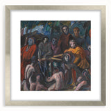 Multicolor Art Print - The Road to Golgotha by Jens Adolf Jerichau - Vivid Realism