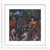 Multicolor Art Print - The Road to Golgotha by Jens Adolf Jerichau - Vivid Realism