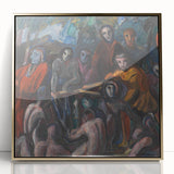 Multicolor Art Print - The Road to Golgotha by Jens Adolf Jerichau - Vivid Realism