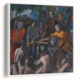 Multicolor Art Print - The Road to Golgotha by Jens Adolf Jerichau - Vivid Realism