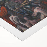 Multicolor Art Print - The Road to Golgotha by Jens Adolf Jerichau - Vivid Realism