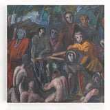 Multicolor Art Print - The Road to Golgotha by Jens Adolf Jerichau - Vivid Realism