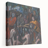 Multicolor Art Print - The Road to Golgotha by Jens Adolf Jerichau - Vivid Realism