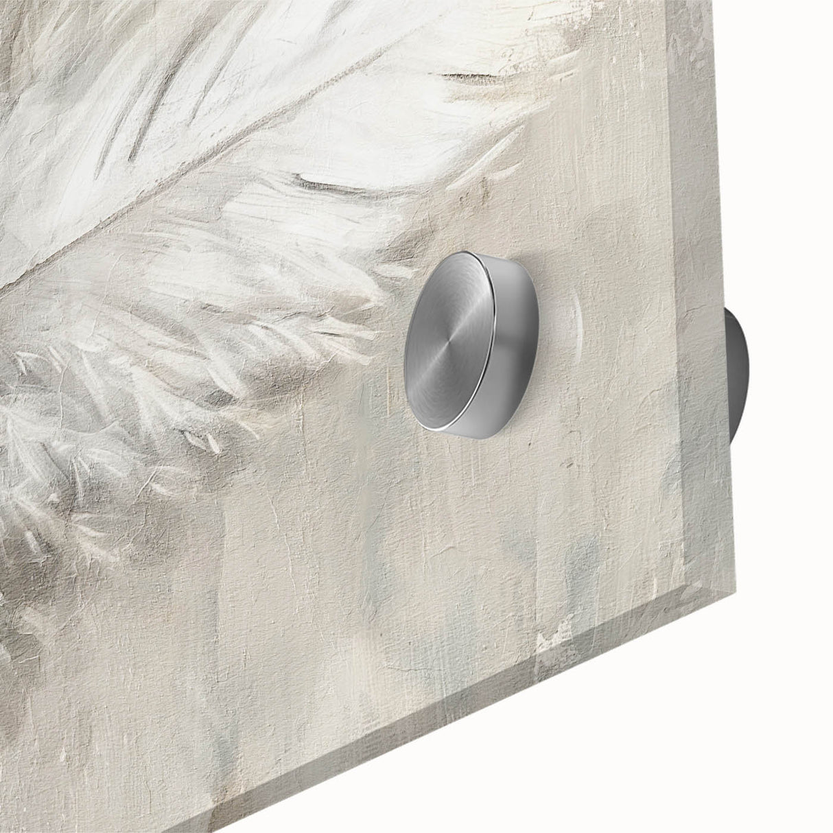 Framed Dining Room Prints - Neutral Feather Artwork for Dining Area