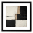 Modern Monochrome Abstract Wall Art – Large Canvas & Framed Print