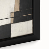 Modern Monochrome Abstract Wall Art – Large Canvas & Framed Print