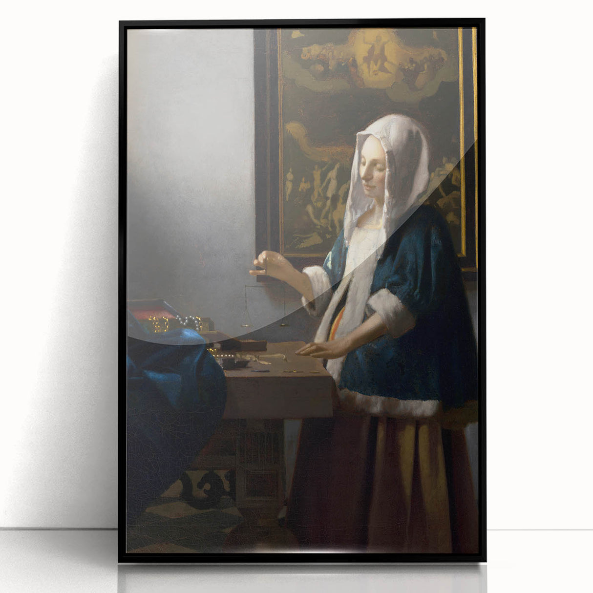 Baroque Woman with Balance Wall Art – Timeless Symbol of Harmony