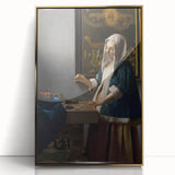 Baroque Woman with Balance Wall Art – Timeless Symbol of Harmony