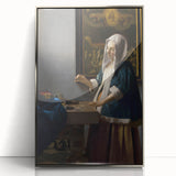 Baroque Woman with Balance Wall Art – Timeless Symbol of Harmony