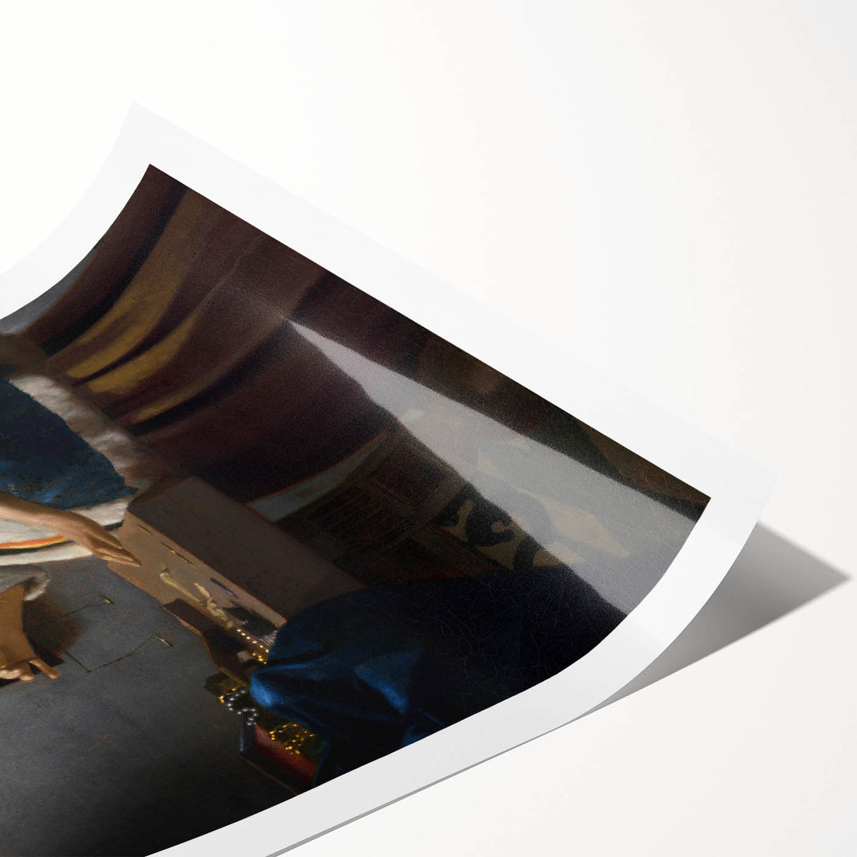 Baroque Woman with Balance Wall Art – Timeless Symbol of Harmony