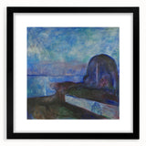 Expressionist Art - Starry Night by Edvard Munch (1893)