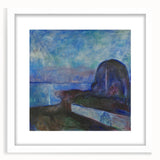 Expressionist Art - Starry Night by Edvard Munch (1893)