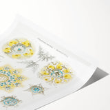 Modern Wall Art - Intricate Polycyttaria Print for Nature-Inspired Decor