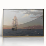 Maritime Realism Art Print - The Galathea and St. Jean by C.W. Eckersberg