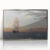 Maritime Realism Art Print - The Galathea and St. Jean by C.W. Eckersberg