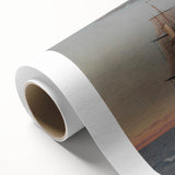 Maritime Realism Art Print - The Galathea and St. Jean by C.W. Eckersberg