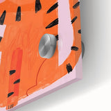 Kids Room Decor - Fun Tiger & Ice Cream Wall Art for Girls’ Spaces