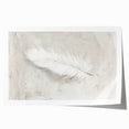 Canvas Art for Dining Area - Minimalist Feather Wall Décor