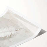 Canvas Art for Dining Area - Minimalist Feather Wall Décor