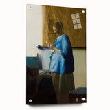 Baroque Woman Reading a Letter Wall Art – Timeless Quiet Elegance