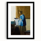 Baroque Woman Reading a Letter Wall Art – Timeless Quiet Elegance