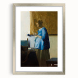 Baroque Woman Reading a Letter Wall Art – Timeless Quiet Elegance