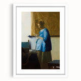 Baroque Woman Reading a Letter Wall Art – Timeless Quiet Elegance